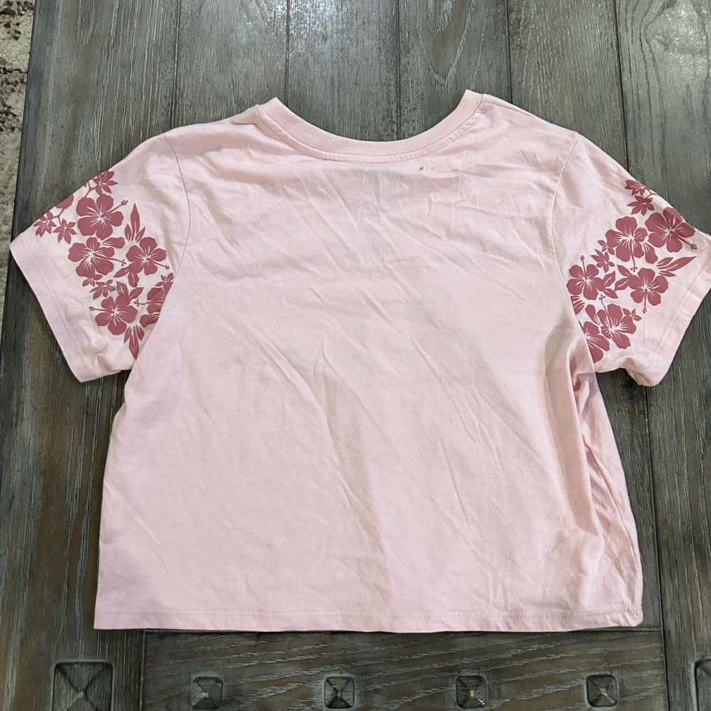 Sanrio Pink Short Sleeve Tee with Floral Accents - Picture 4 of 9